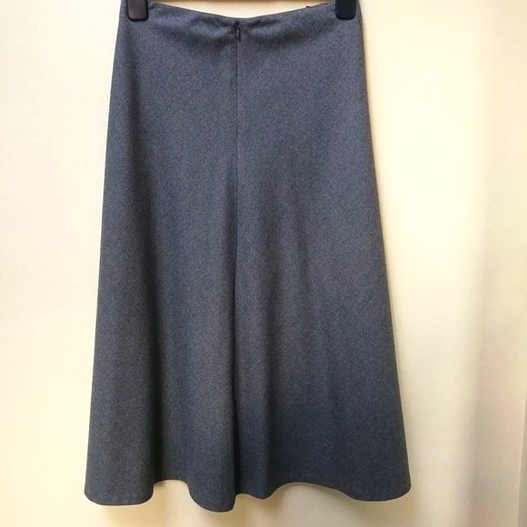 NEW Theory Wool Flannel Midi Skirt - Picture 7 of 8
